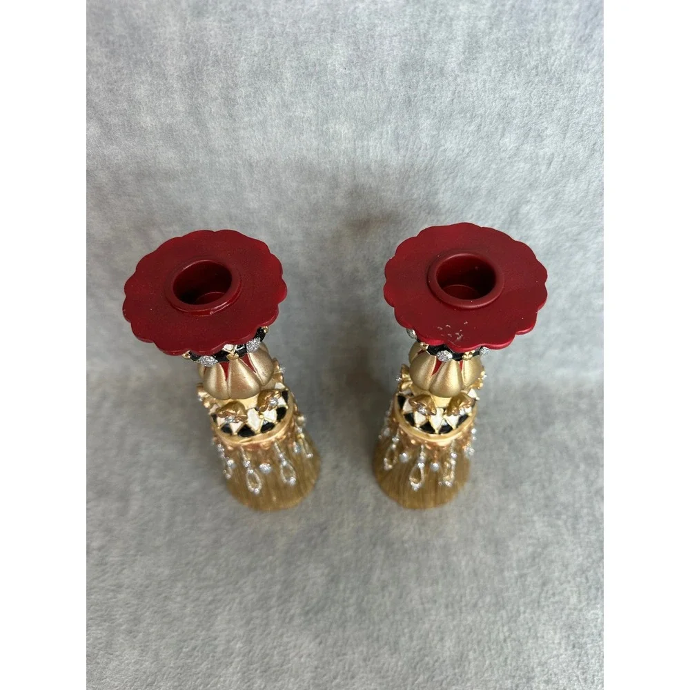 Set of 2‎ Roman Inc Candlestick Holders Home 8.5